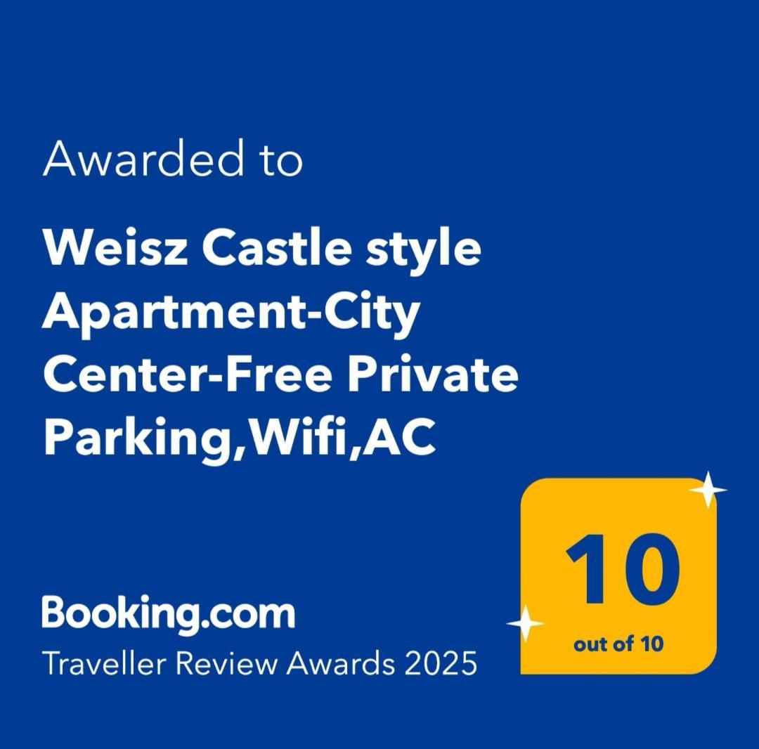 Weisz Castle Style Apartment-City Center-Free Private Parking,Wifi,Ac Nagykároly Kültér fotó